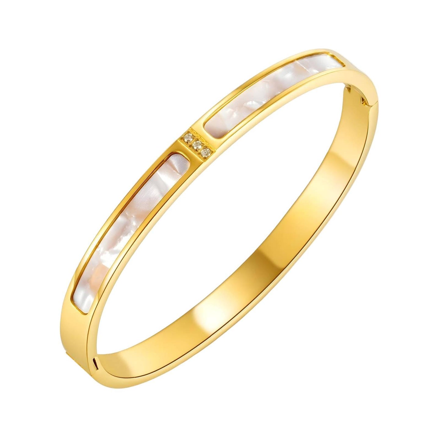 Gold Elegance Pearl Jewel Bracelet – 18K Vergoldung