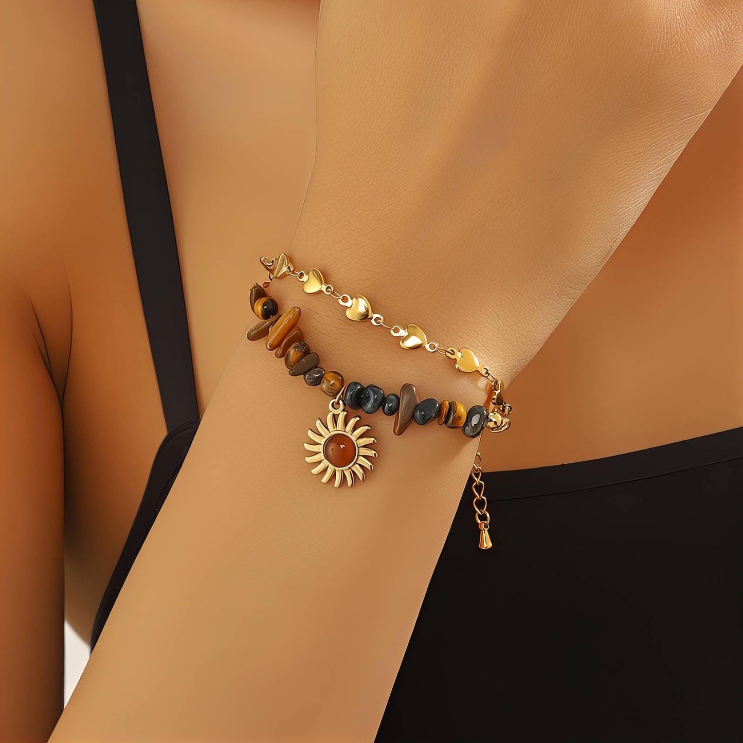 Sun Bracelet – 18K Vergoldung