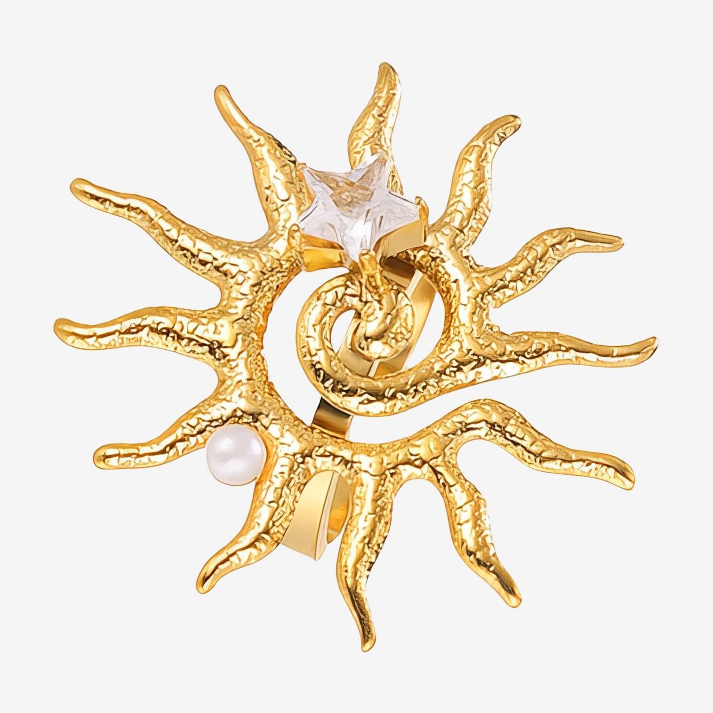 Sun Ring – 18K Vergoldung