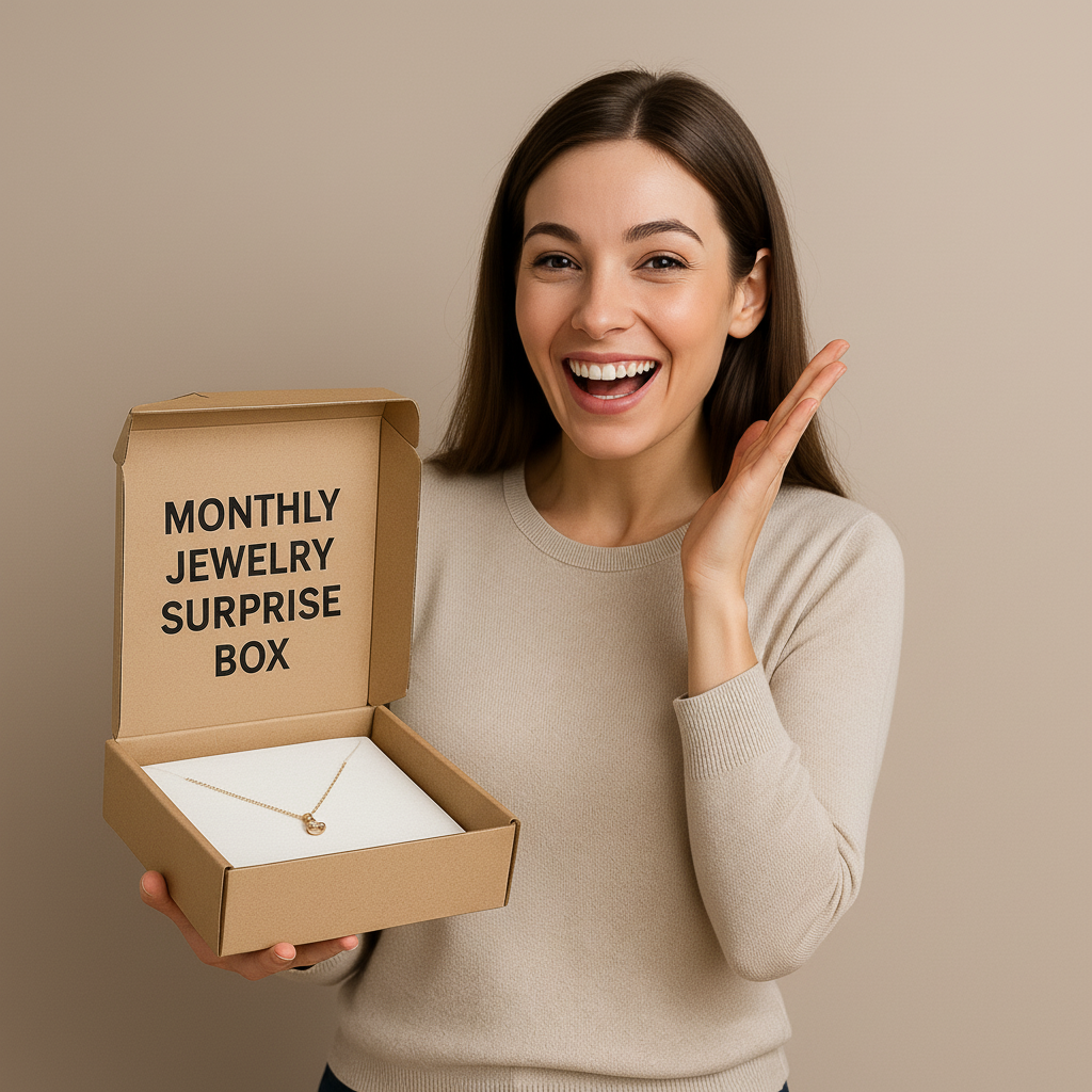 Monatliche Schmuck-Überraschungsbox