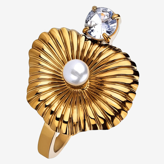 Sunlit Ring – 18K Vergoldung