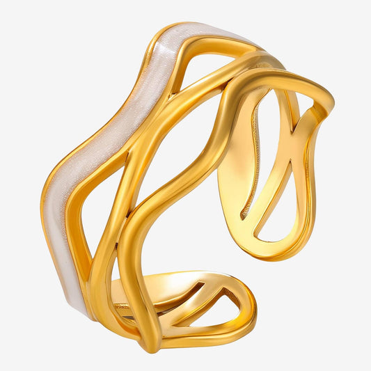 Ethereal Ring – 18K Vergoldung