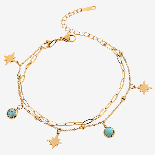 Stars Bracelet – 18K Vergoldung