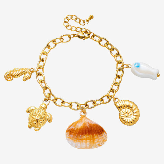 Ocean Whispers Bracelet – 18K Vergoldung