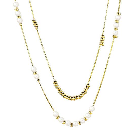 Pearl Elegance Necklace – 18K Vergoldung